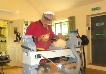 Turning the base